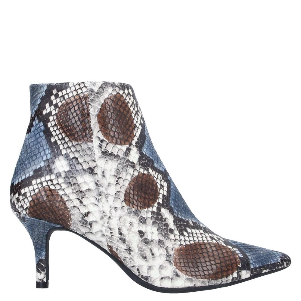 Snake skin Ankle Boots